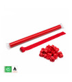 Red biodegradable paper streamer, 10 m x 5 cm