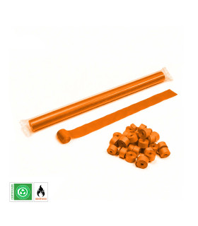 Serpentina papel 10 m. x 5 cm. naranja Biodegradable