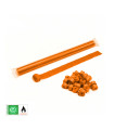 Serpentina papel 10 m. x 5 cm. naranja Biodegradable