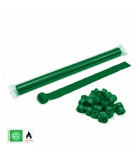Paper streamer, 20 m x 5 cm, green