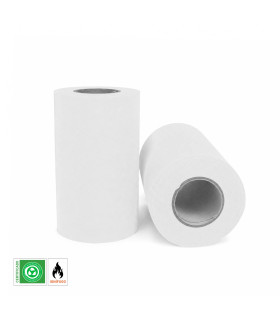 Paper streamer 50 x 10 m. white
