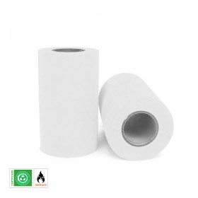 Paper streamer 50 x 10 m. white