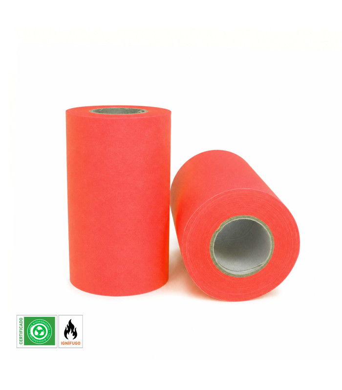 Paper streamer 50 x 10 m. orange