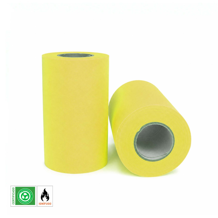 Serpentina papel 50 x 10 m. amarillo Biodegradable