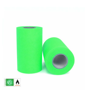 Paper streamer 50 x 10 m. green