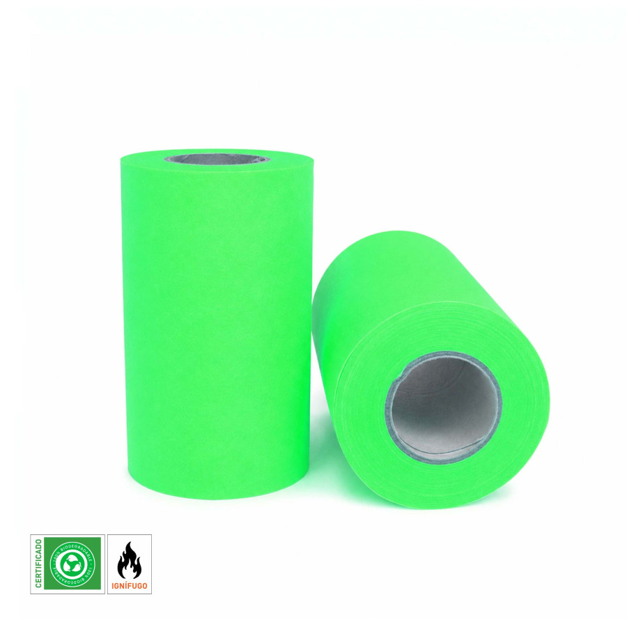 Serpentina papel 50 x 10 m. verde Biodegradable