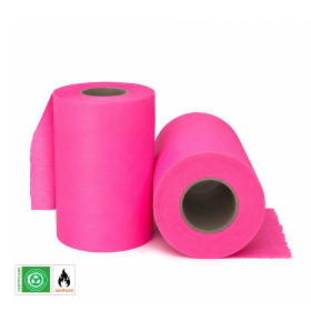 Serpentina papel 100 x 10 m. rosa Biodegradable