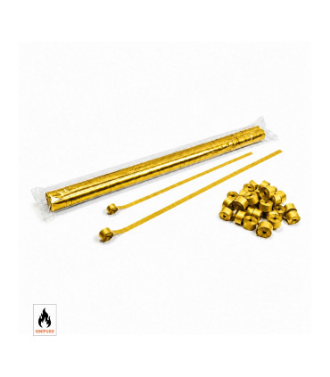 Metal streamer 5 x 0.85 m, gold