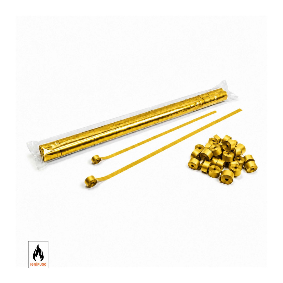 Metal streamer 5 x 0.85 m, gold