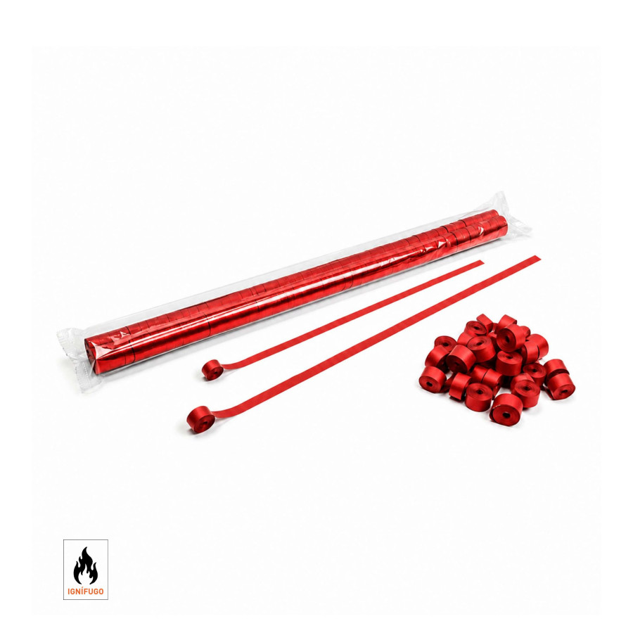 Metal serpentine 5 x 0.85 m. red