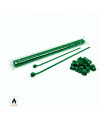 Metal serpentine 5 x 0.85 m. green