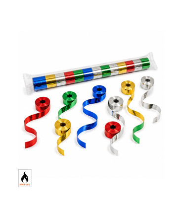 Serpentina metal 10 m. x 1,5 cm. multicolor