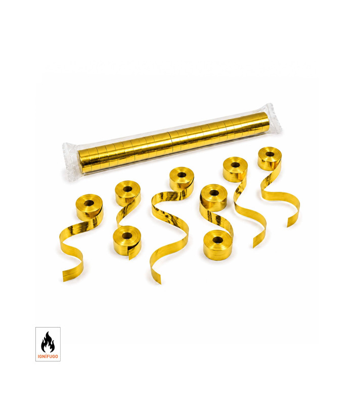 Serpentina metal 10 m. x 1,5 cm. oro