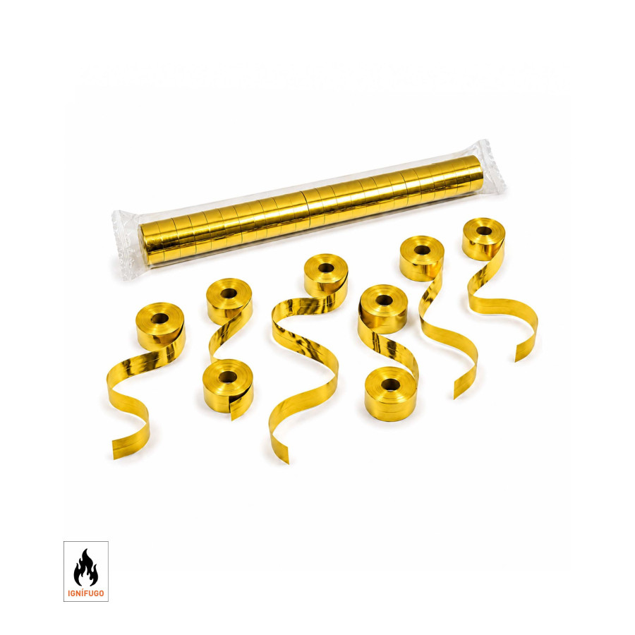 Metal serpentine 10 m. x 1.5cm. gold