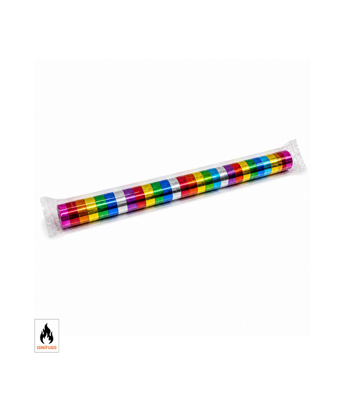 Metal serpentine 10 m. x 5cm. multicolored