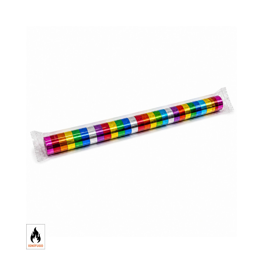 Metal serpentine 10 m. x 5cm. multicolored