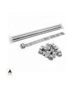 Serpentina metal 10 m. x 5 cm. plata