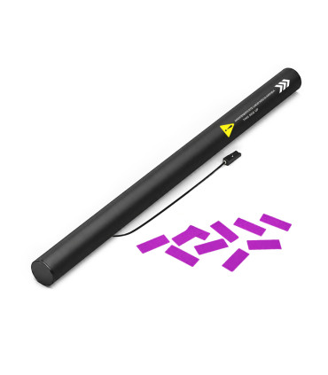 copy of 80 cm electric cartridges with yellow confetti. Biodegradable.
