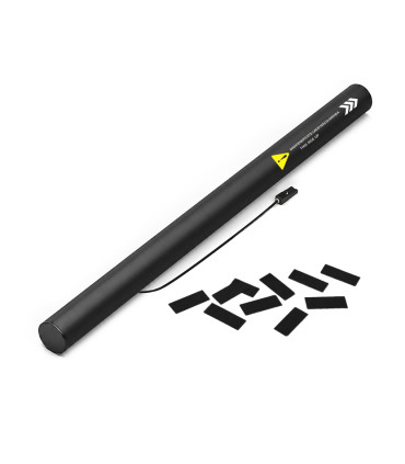copy of 80 cm electric cartridges with yellow confetti. Biodegradable.