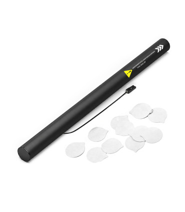 copy of 80 cm electric cartridges with yellow confetti. Biodegradable.