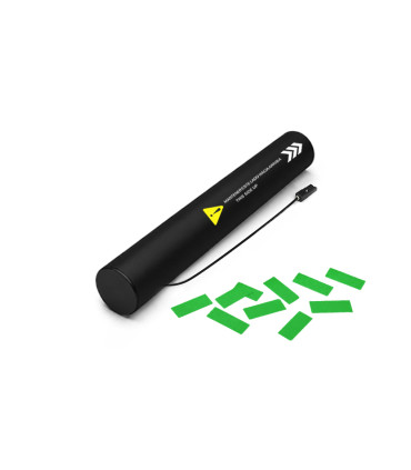 copy of 80 cm electric cartridges with yellow confetti. Biodegradable.