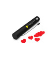 copy of 80 cm electric cartridges with yellow confetti. Biodegradable.