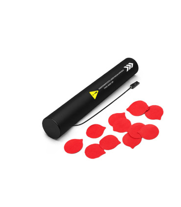 copy of 80 cm electric cartridges with yellow confetti. Biodegradable.
