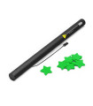 copy of 80 cm electric cartridges with yellow confetti. Biodegradable.