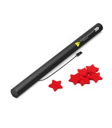 copy of 80 cm electric cartridges with yellow confetti. Biodegradable.