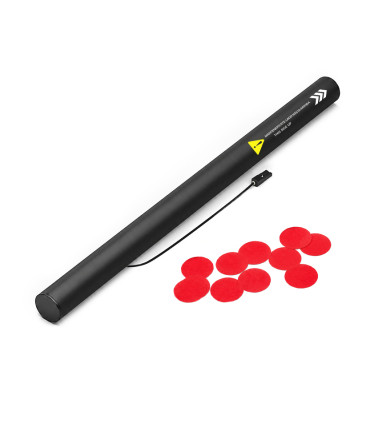 copy of 80 cm electric cartridges with yellow confetti. Biodegradable.