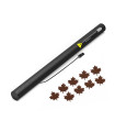 copy of 80 cm electric cartridges with yellow confetti. Biodegradable.