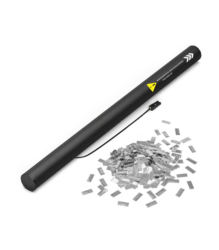 copy of 80 cm electric cartridges with yellow confetti. Biodegradable.