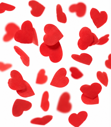 80 cm 'Hearts' electric cartridge