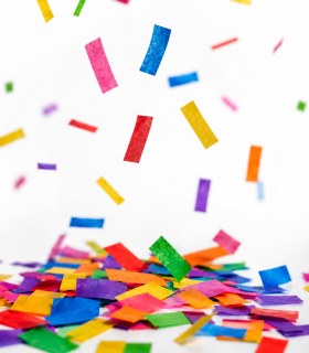 40 cm electric cartridge for rectangular paper confetti
