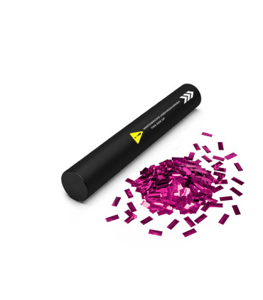 copy of 80 cm electric cartridges with yellow confetti. Biodegradable.