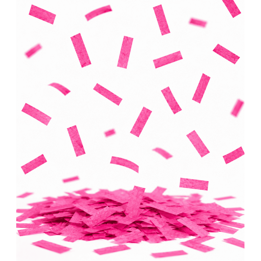 Confeti Papel Rectangular Rosa Biodegrdable