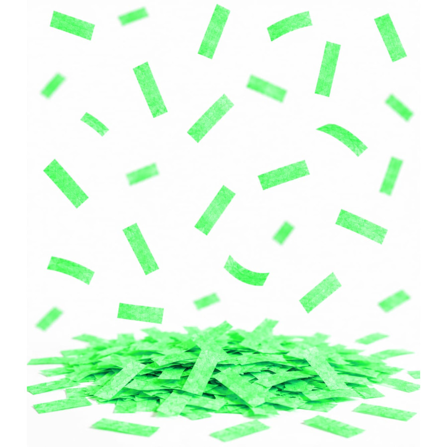 Light Green Biodegradable Rectangular Paper Confetti