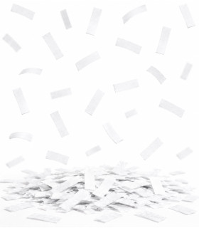Confeti Papel Rectangular Blanco Biodegradable