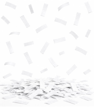 Confeti Papel Rectangular Blanco Biodegradable