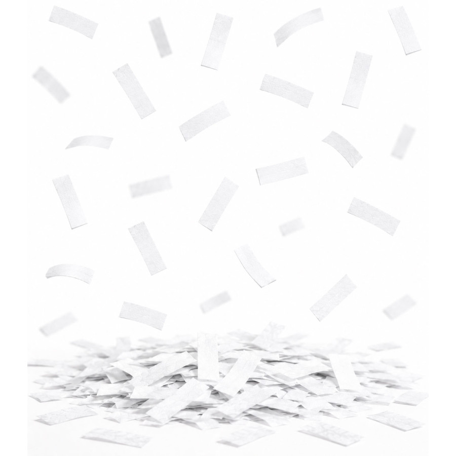 Biodegradable White Rectangular Paper Confetti