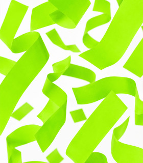 Serpentina papel 100 x 10 m. verde Biodegradable