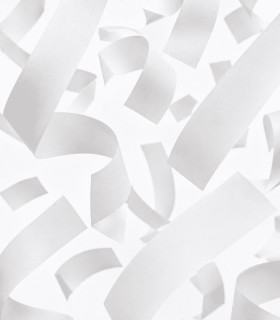 Paper streamer 100 x 10 m. white