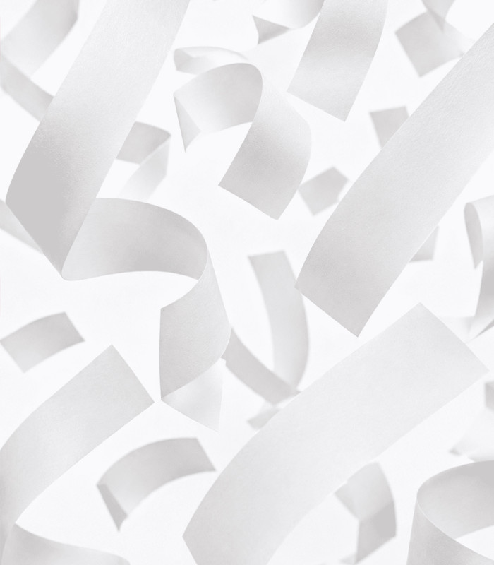 Serpentina papel 100 x 10 m. blanco Biodegradable