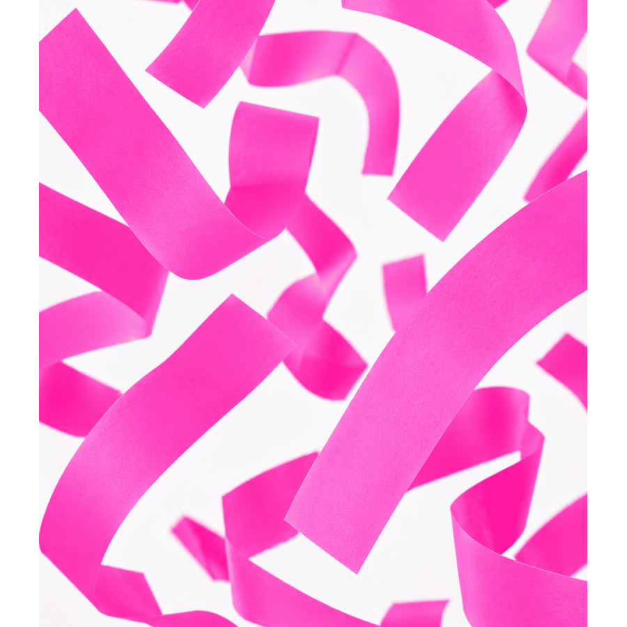 Serpentina papel 50 x 10 m. rosa Biodegradable