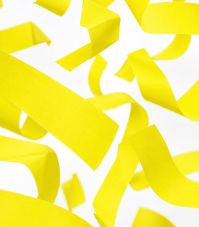Serpentina papel 50 x 10 m. amarillo Biodegradable