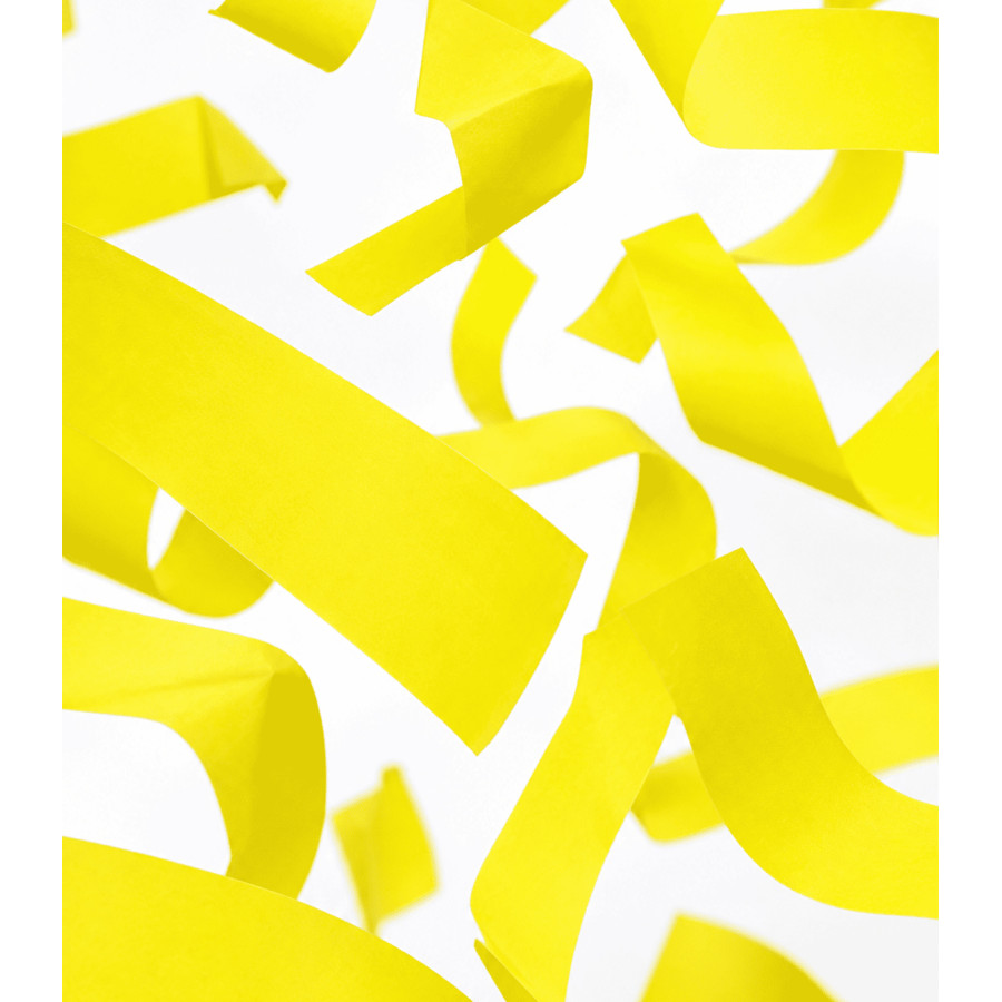 Serpentina papel 50 x 10 m. amarillo Biodegradable