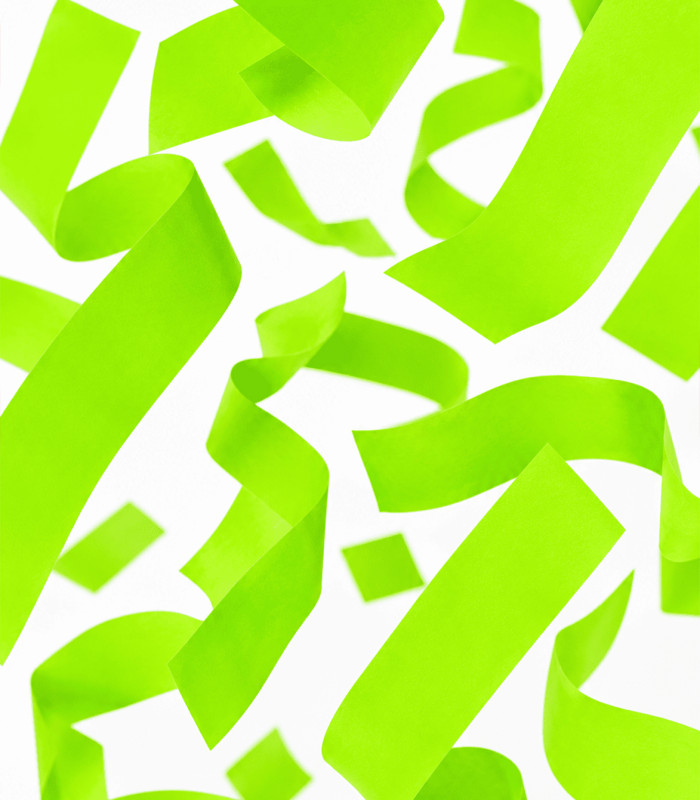 Serpentina papel 50 x 10 m. verde Biodegradable