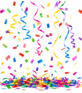 Electric Cartridge 80 Confetti + Customizable Streamers