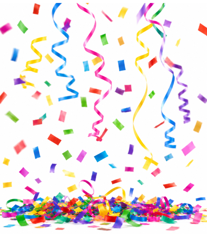 Electric Cartridge 80 Confetti + Customizable Streamers