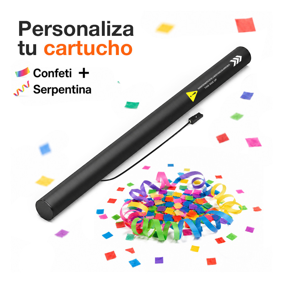 Personaliza tu Cartucho Eléctrico 80: Confeti + Serpentinas